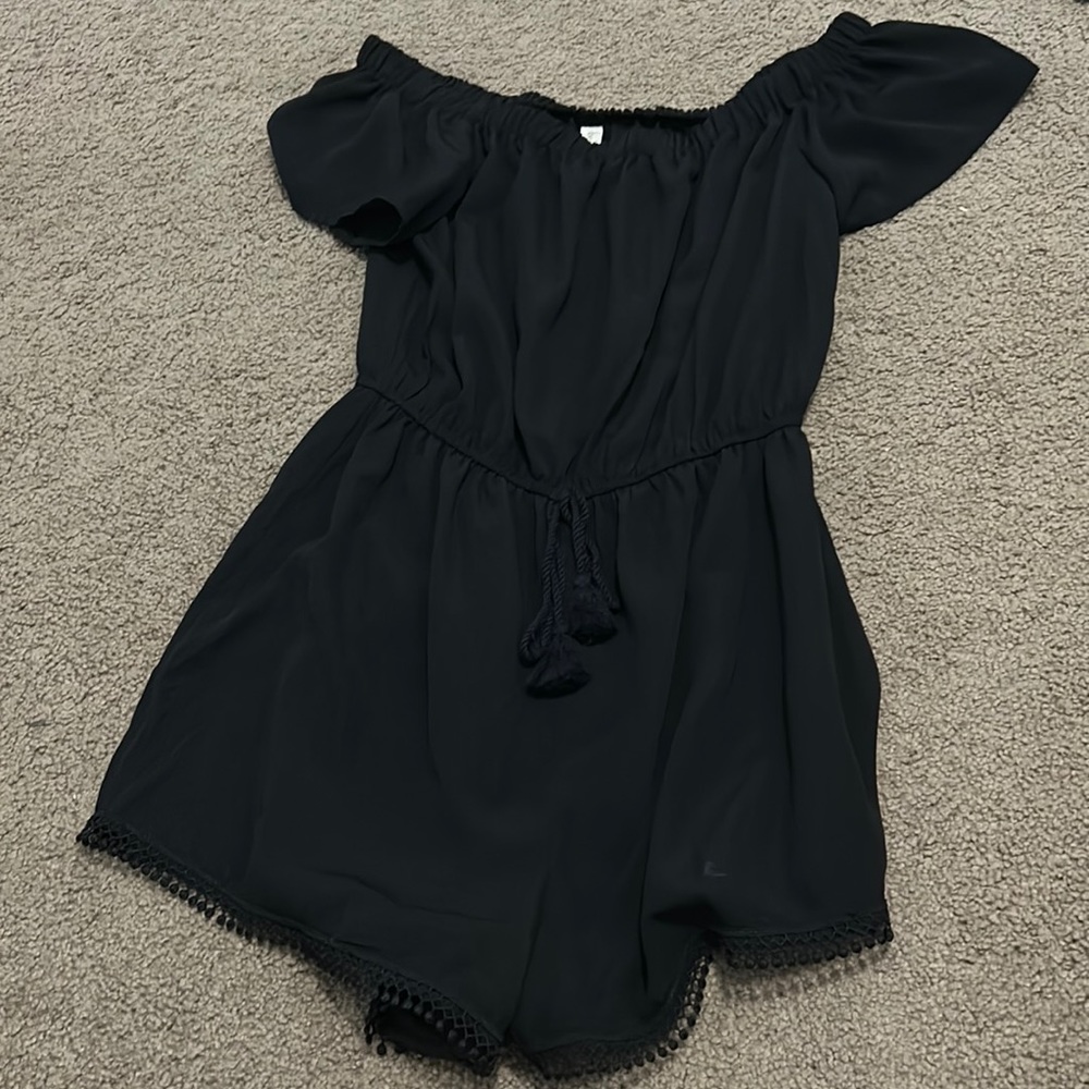 black romper size medium worn once